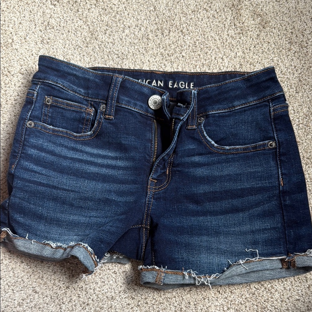 American Eagle Outfitters Women's Blue Denim Shorts
